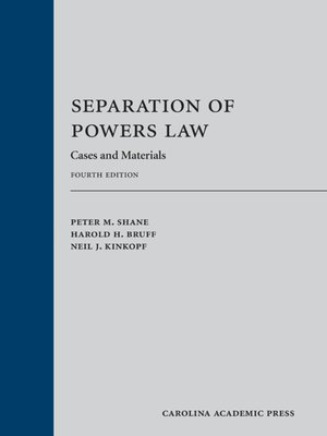 cover image of Separation of Powers Law